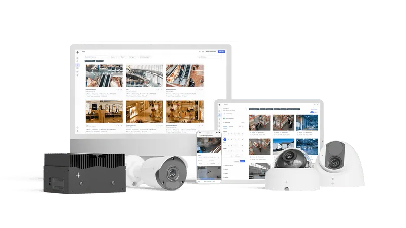 lumana ai video security product suite render brand imagery